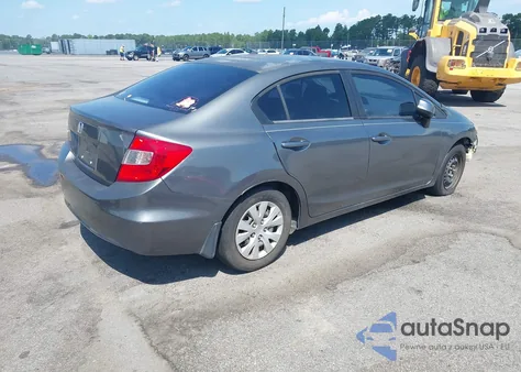 2012 Honda Civic Lx z USA, uszkodzony, nr VIN 19XFB2F59CE035330